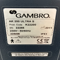 Gambro AK-200 Ultra S - Dialysis image 2